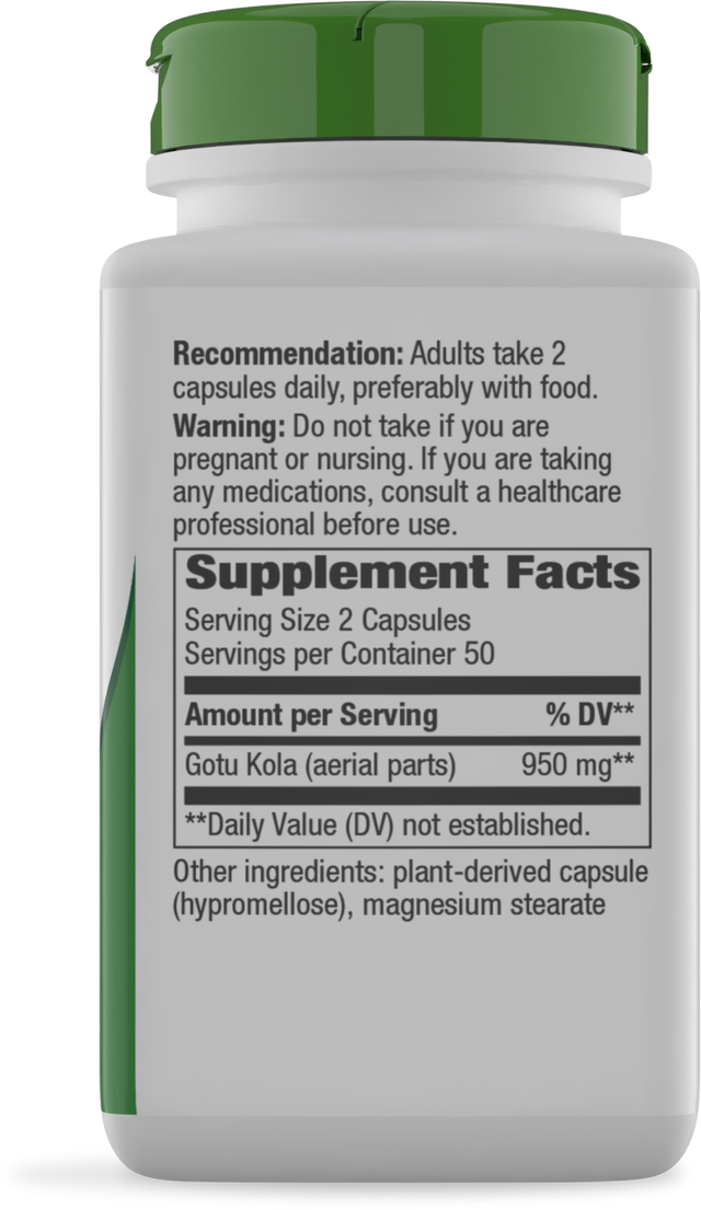 <{%360IMAGE5_14000%}>Nature's Way® | Gotu Kola Herb - right side of pack