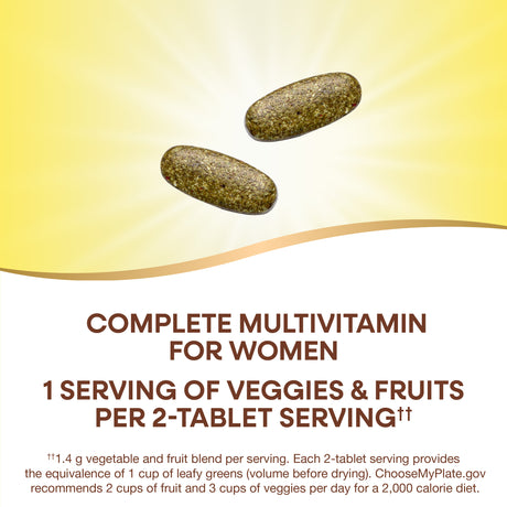 <{%MAIN2_12111%}>Nature's Way® | Alive! Women's Garden Goodness Complete Multivitamin