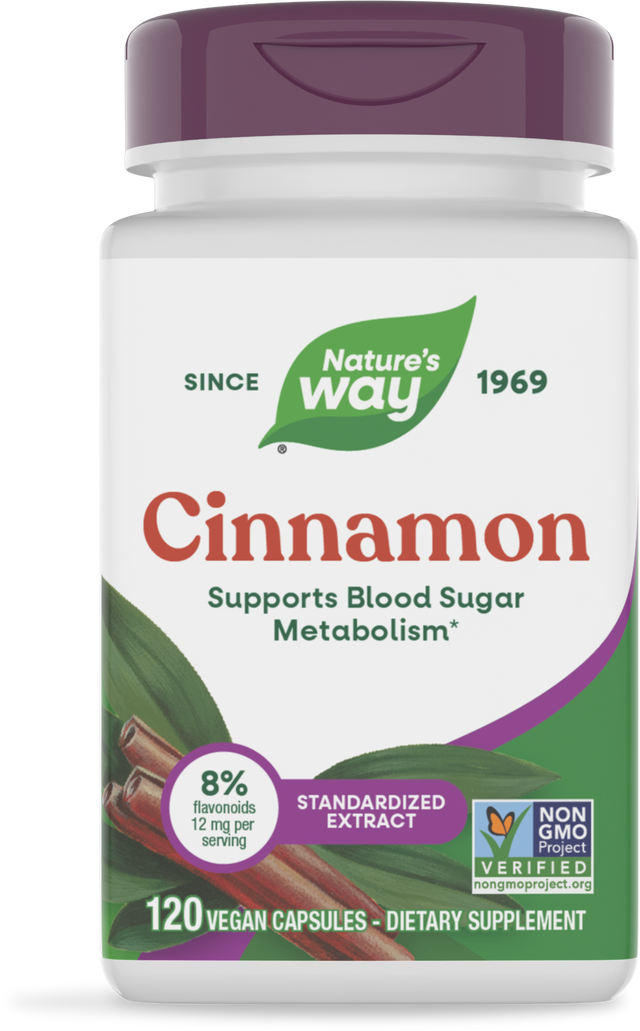 <{%PRIMARY_15082%}>Nature's Way® | Cinnamon, 120 capsules