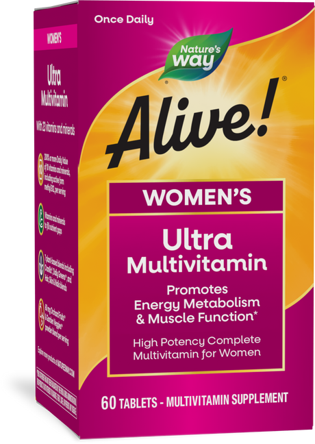 <{%PRIMARY_15686%}>Nature's Way® | Alive! Women's Ultra Multivitamin, 60 tablets