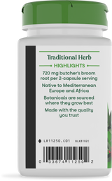 <{%360IMAGE2_11250%}>Nature's Way® | Butcher's Broom Root - left side of pack