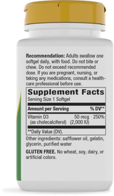 <{%360IMAGE1_15604%}>Nature's Way® | Vitamin D3 - right side of pack