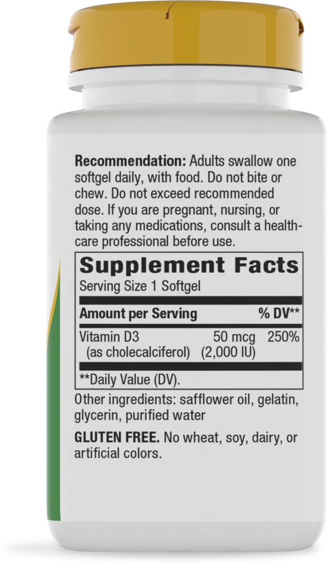 <{%360IMAGE1_15604%}>Nature's Way® | Vitamin D3 - right side of pack
