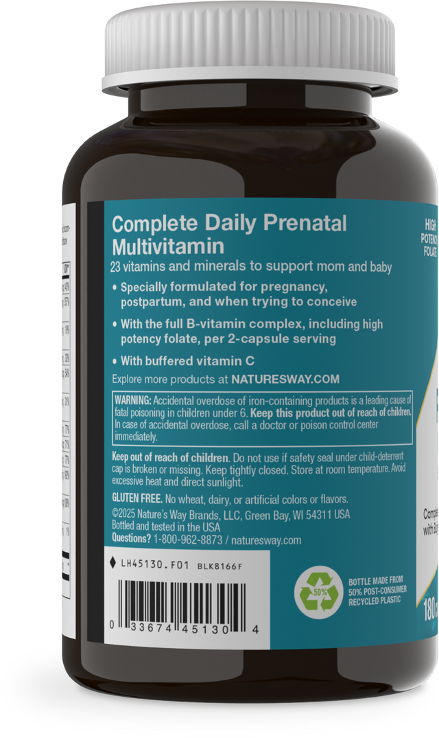 <{%360IMAGE2_45130%}>Nature's Way® | Prenatal Multivitamin - left side of pack