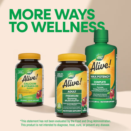 <{%MAIN6_10483%}>Nature's Way® | Alive! B-Complex Gummies
