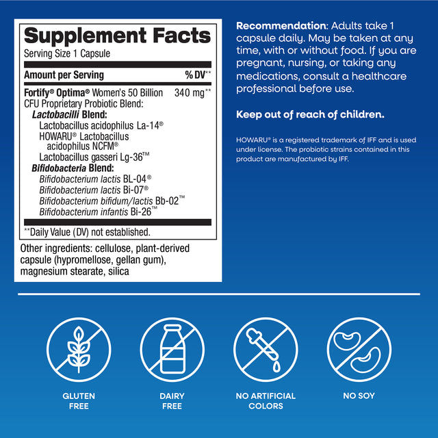 <{%MAIN4_10336%}>Nature's Way® | Fortify Optima Women's Advanced Care Probiotic