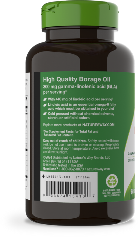 <{%360IMAGE2_15413%}>Nature's Way® | Borage Oil - left side of pack