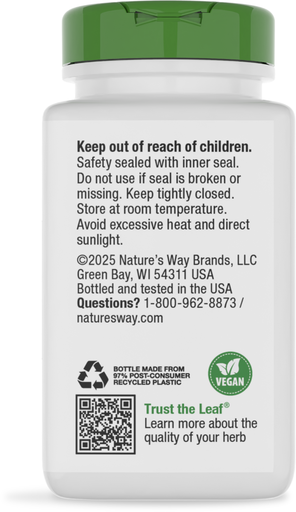 <{%360IMAGE3_17870%}>Nature's Way® | Wild Yam Root - back of pack