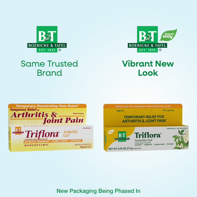 <{%MAIN1_21825297%}>Nature's Way® | Boericke & Tafel Triflora Arthritis Gel - package updates old to new