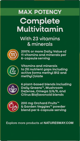 <{%360IMAGE3_15090%}>Nature's Way® | Alive! Max6 Potency Adult Complete Multivitamin - left side of pack