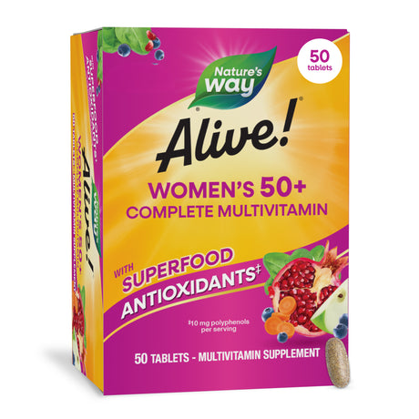 <{%MAIN14_13662%}>Nature's Way® | Alive! Women's 50+ Complete Multivitamin