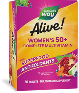 <{%PRIMARY_13662%}>Nature's Way® | Alive! Women's 50+ Complete Multivitamin, 50 tablets