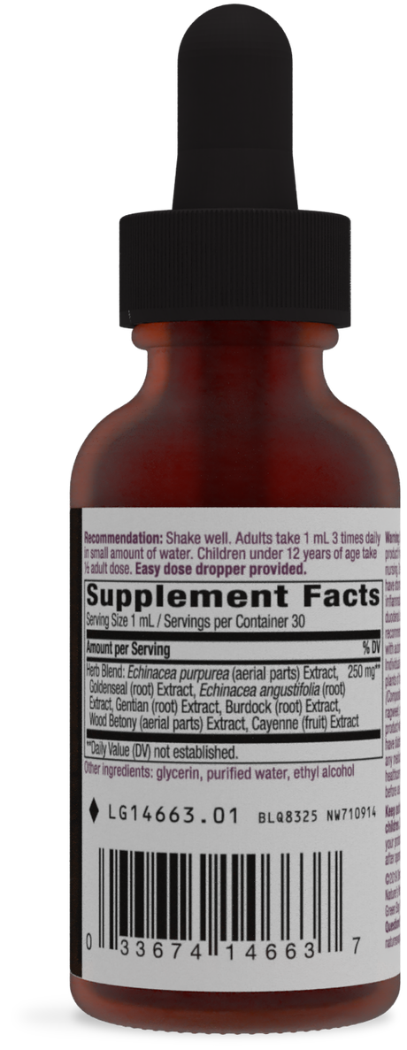 <{%360IMAGE1_14663%}>Nature's Way® | Echinacea Goldenseal Drops - right side of pack