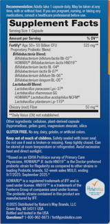 <{%360IMAGE1_11582%}>Nature's Way® | Fortify Daily Pre+Probiotic Age 50+ - right side of pack