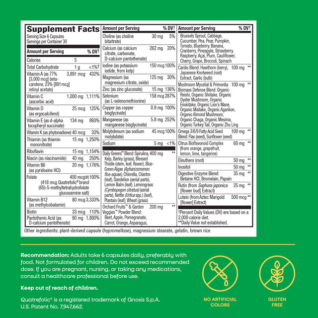 <{%MAIN12_15709%}>Nature's Way® | Alive! Max6 Potency Adult Complete Multivitamin-No Added Iron