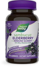 <{%PRIMARY_12345%}>Nature's Way® | Sambucus Elderberry Immune Gummy, 40 gummies, Elderberry