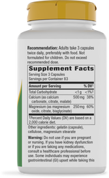 <{%360IMAGE1_41311%}>Nature's Way® | Calcium & Magnesium Mineral Complex - right side of pack