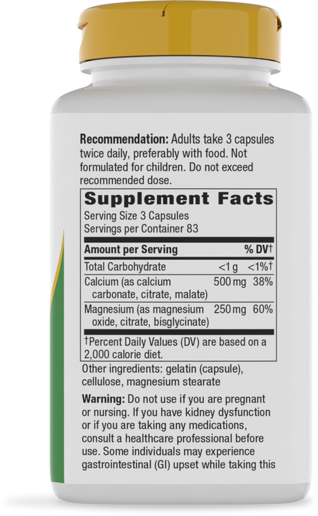 <{%360IMAGE1_41311%}>Nature's Way® | Calcium & Magnesium Mineral Complex - right side of pack
