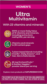 <{%360IMAGE6_15686%}>Nature's Way® | Alive! Women's Ultra Multivitamin - left side of pack