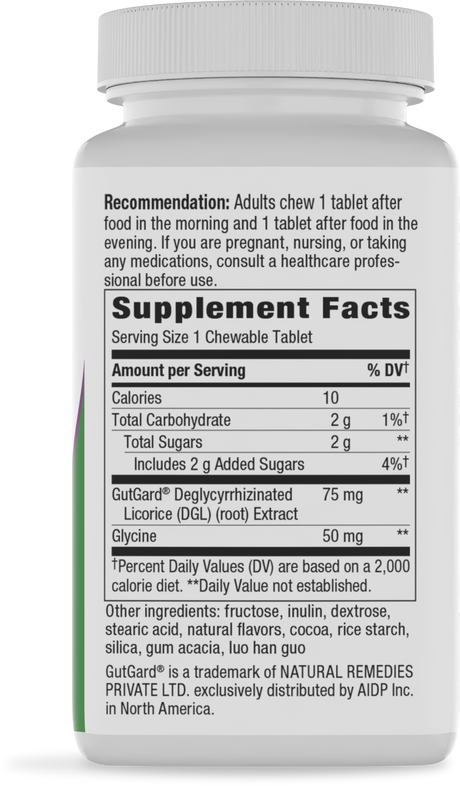 <{%360IMAGE1_09101%}>Nature's Way® | DGL Ultra - right side of pack