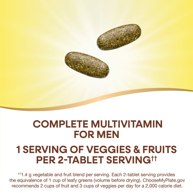 <{%MAIN2_12112%}>Nature's Way® | Alive! Men's Garden Goodness Complete Multivitamin
