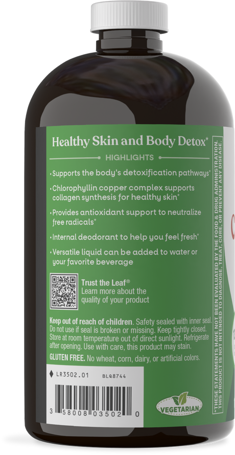 <{%360IMAGE2_3502%}>Nature's Way® | Chlorofresh Liquid Chlorophyll - left side of pack