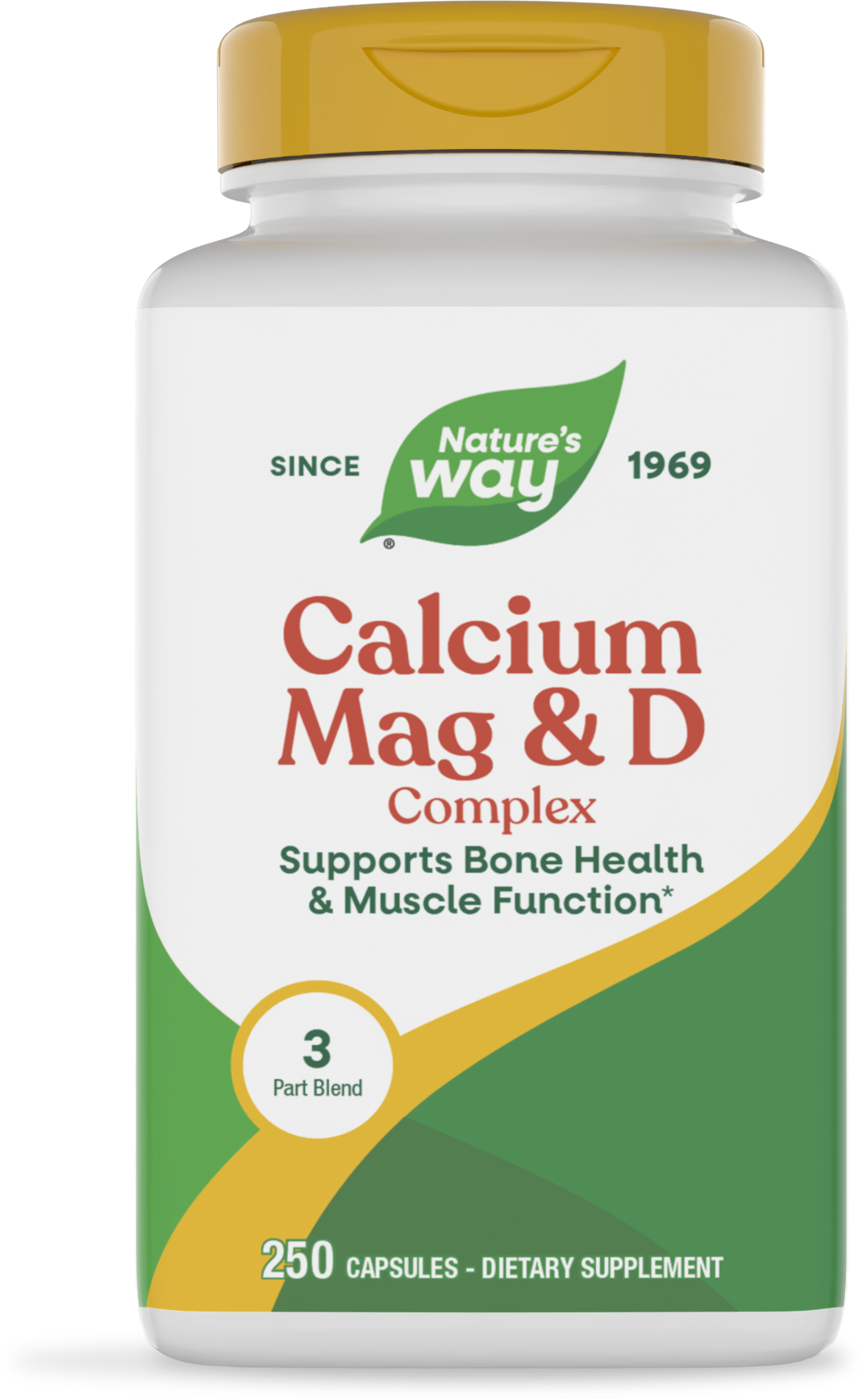 <{%PRIMARY_41421%}>Nature's Way® | Calcium-Magnesium-Vitamin D, 250 capsules