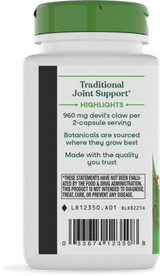 <{%360IMAGE2_12350%}>Nature's Way® | Devil's Claw Root - left side of pack
