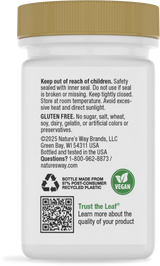 <{%360IMAGE3_40440%}>Nature's Way® | Vitamin B12 Lozenges High Potency - back of pack