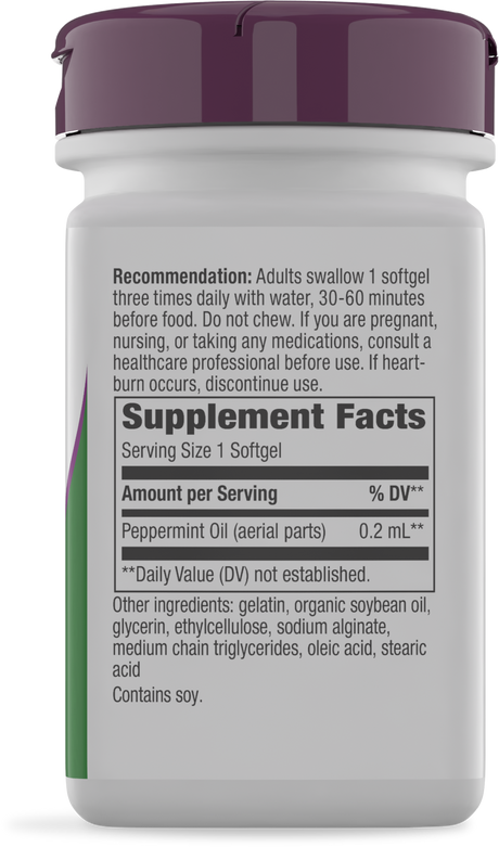<{%360IMAGE1_14537%}>Nature's Way® | Pepogest (Peppermint Oil) - right side of pack