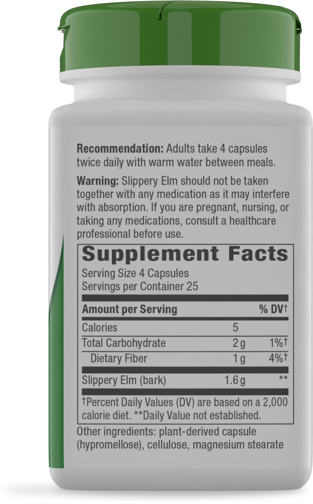 <{%360IMAGE1_17100%}>Nature's Way® | Slippery Elm Bark - right side of pack