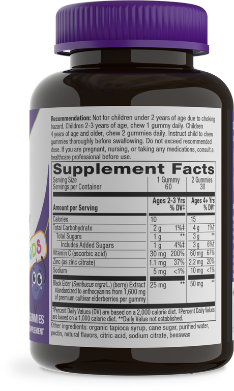 <{%360IMAGE4_12285%}>Nature's Way® | Sambucus Kids Elderberry Immune Gummies - right side of pack