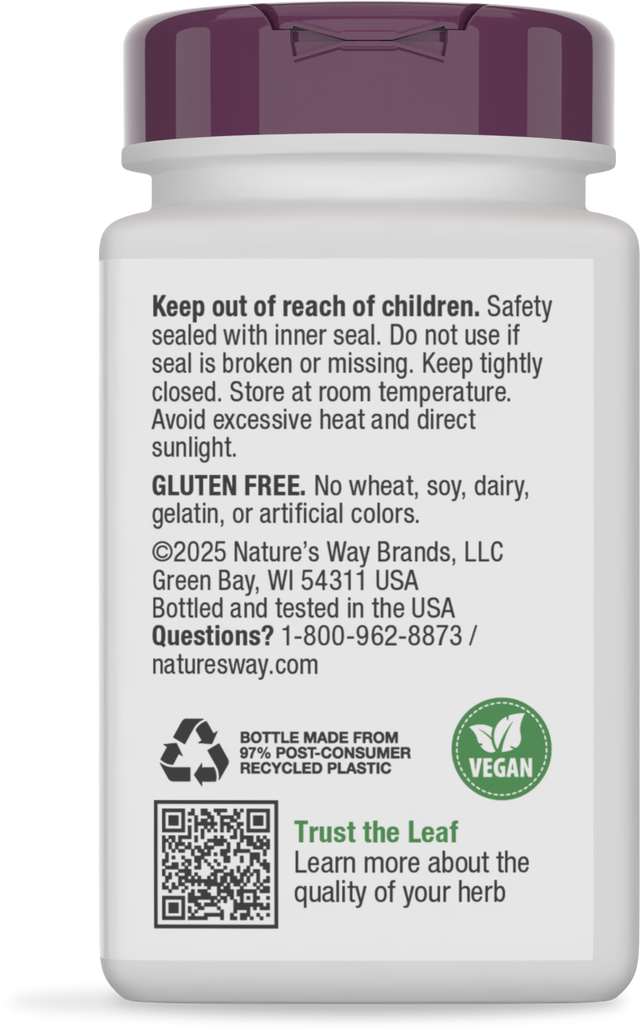 <{%360IMAGE7_15021%}>Nature's Way® | Cranberry Premium Blend - back of pack