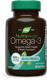<{%PRIMARY_12197%}>Nature's Way® | NutraVege Omega-3, 30 softgels, Fresh Mint
