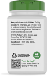 <{%360IMAGE3_14521%}>Nature's Way® | Olive Leaf - back of pack