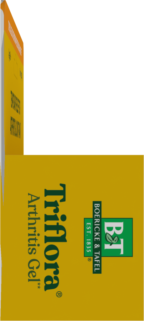 <{%360IMAGE2_21825297%}>Nature's Way® | Boericke & Tafel Triflora Arthritis Gel - left side of pack