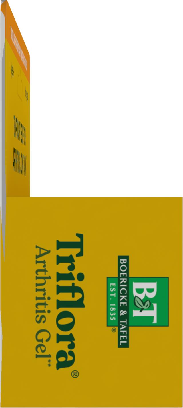 <{%360IMAGE2_21825297%}>Nature's Way® | Boericke & Tafel Triflora Arthritis Gel - left side of pack