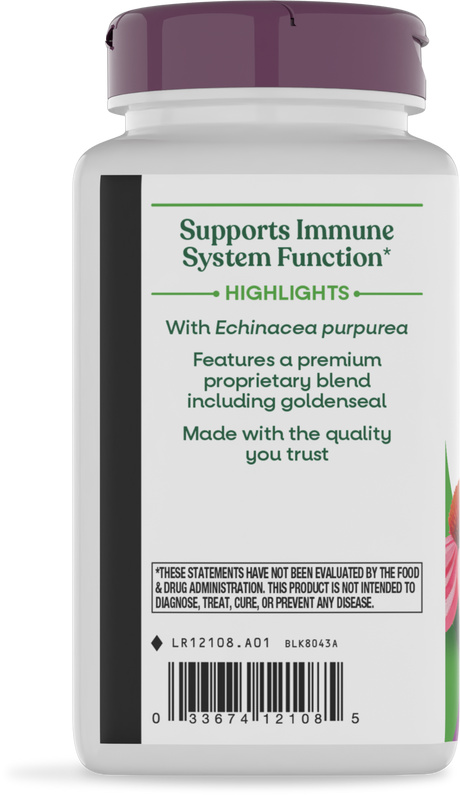 <{%360IMAGE2_12108%}>Nature's Way® | Echinacea Goldenseal Premium Blend - left side of pack