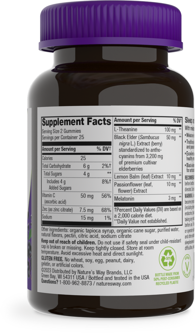 <{%360IMAGE1_13496%}>Nature's Way® | Sambucus Sleep & Immune Gummies - right side of pack