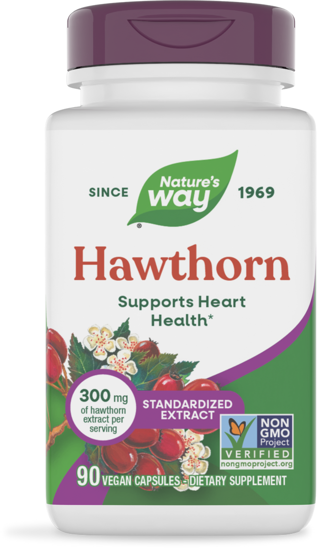 <{%PRIMARY_61900%}>Nature's Way® | Hawthorn Standardized Extract, 90 capsules