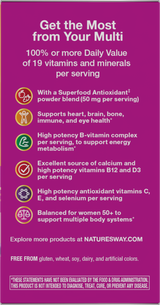 <{%360IMAGE5_13662%}>Nature's Way® | Alive! Women's 50+ Complete Multivitamin - right side of pack