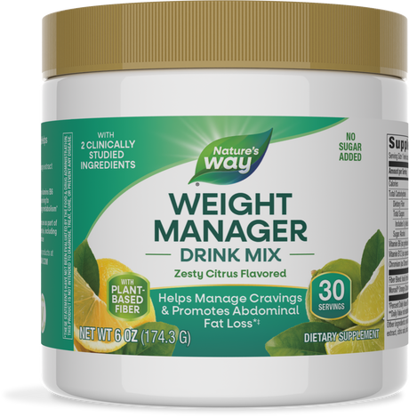 <{%PRIMARY_14989%}>Nature's Way® | Weight Manager Drink Mix Powder, 6 oz (170 g), Zesty Citrus