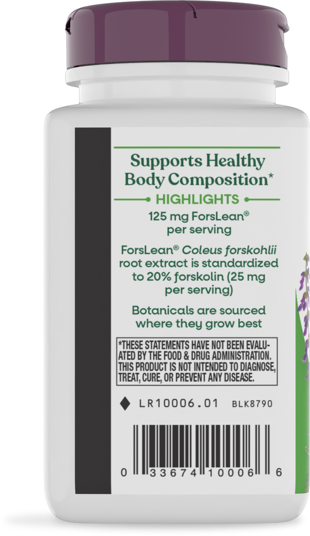 <{%360IMAGE2_10006%}>Nature's Way® | Forskohlii Standardized Extract - left side of pack