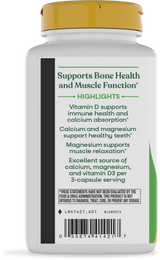 <{%360IMAGE2_41421%}>Nature's Way® | Calcium-Magnesium-Vitamin D - left side of pack