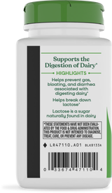 <{%360IMAGE2_47110%}>Nature's Way® | Lactose Defense - left side of pack