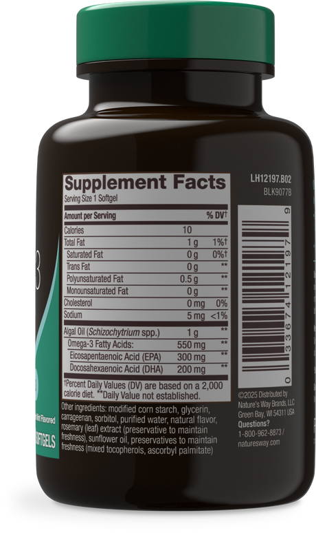 <{%360IMAGE1_12197%}>Nature's Way® | NutraVege Omega-3 - right side of pack
