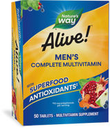 <{%PRIMARY_13660%}>Nature's Way® | Alive! Men's Complete Multivitamin, 50 tablets