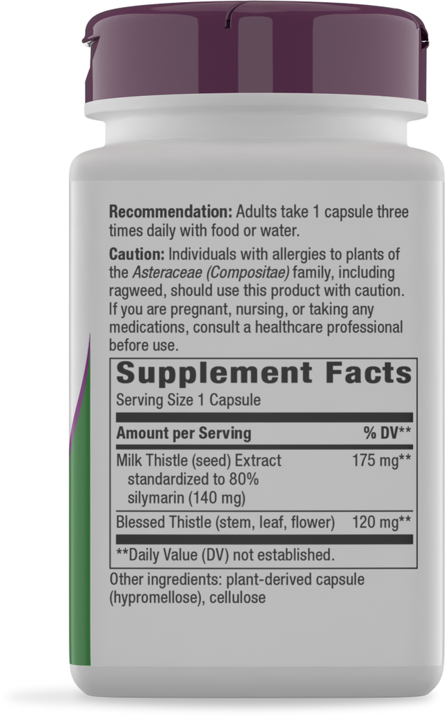 <{%360IMAGE5_15355%}>Nature's Way® | Milk Thistle - right side of pack