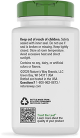 <{%360IMAGE3_47110%}>Nature's Way® | Lactose Defense - back of pack