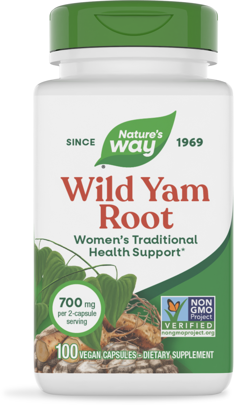 <{%PRIMARY_17870%}>Nature's Way® | Wild Yam Root, 100 capsules